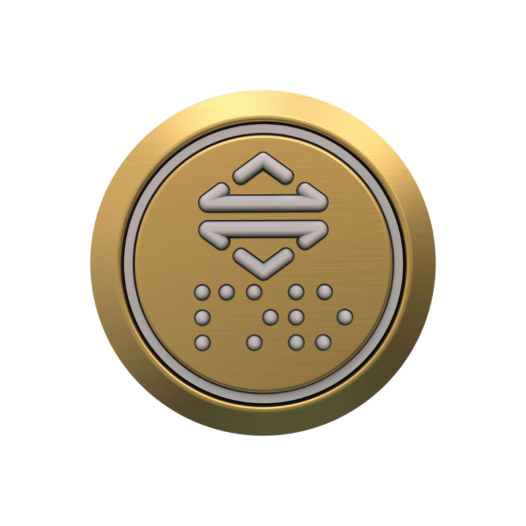 Button - Circle (Gold)