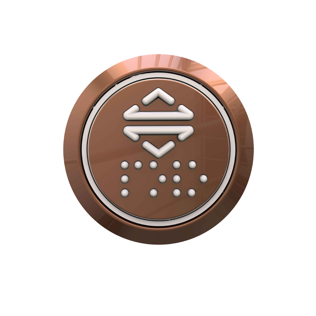 Button - Circle (Bronze)