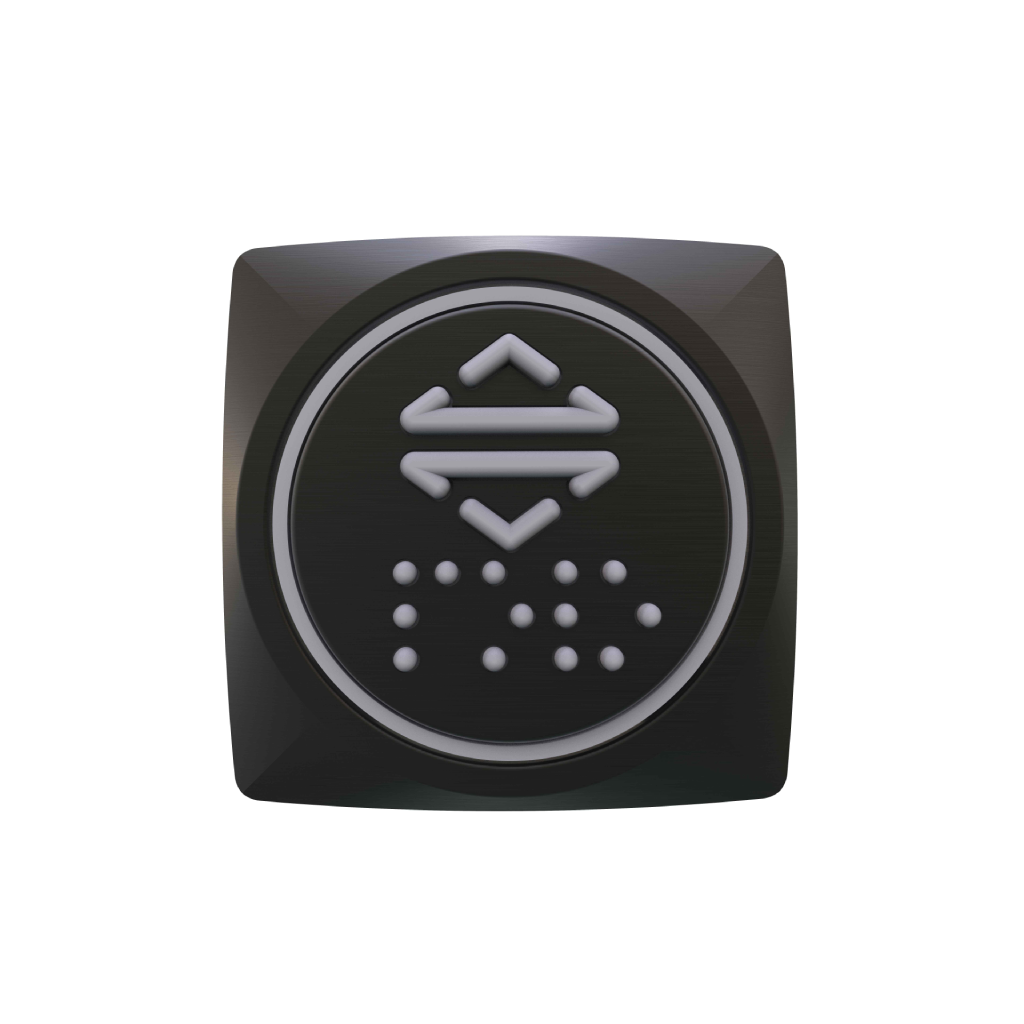 Button - Square (Black)